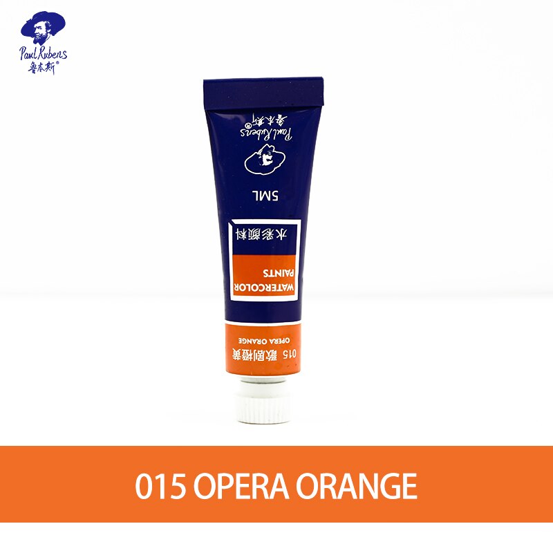 Officiële paul rubens 5ml aquareltubes 1 st operaserie fluorescerende kleuren kunstleverancier voor studenten en beginners: Opera oranje