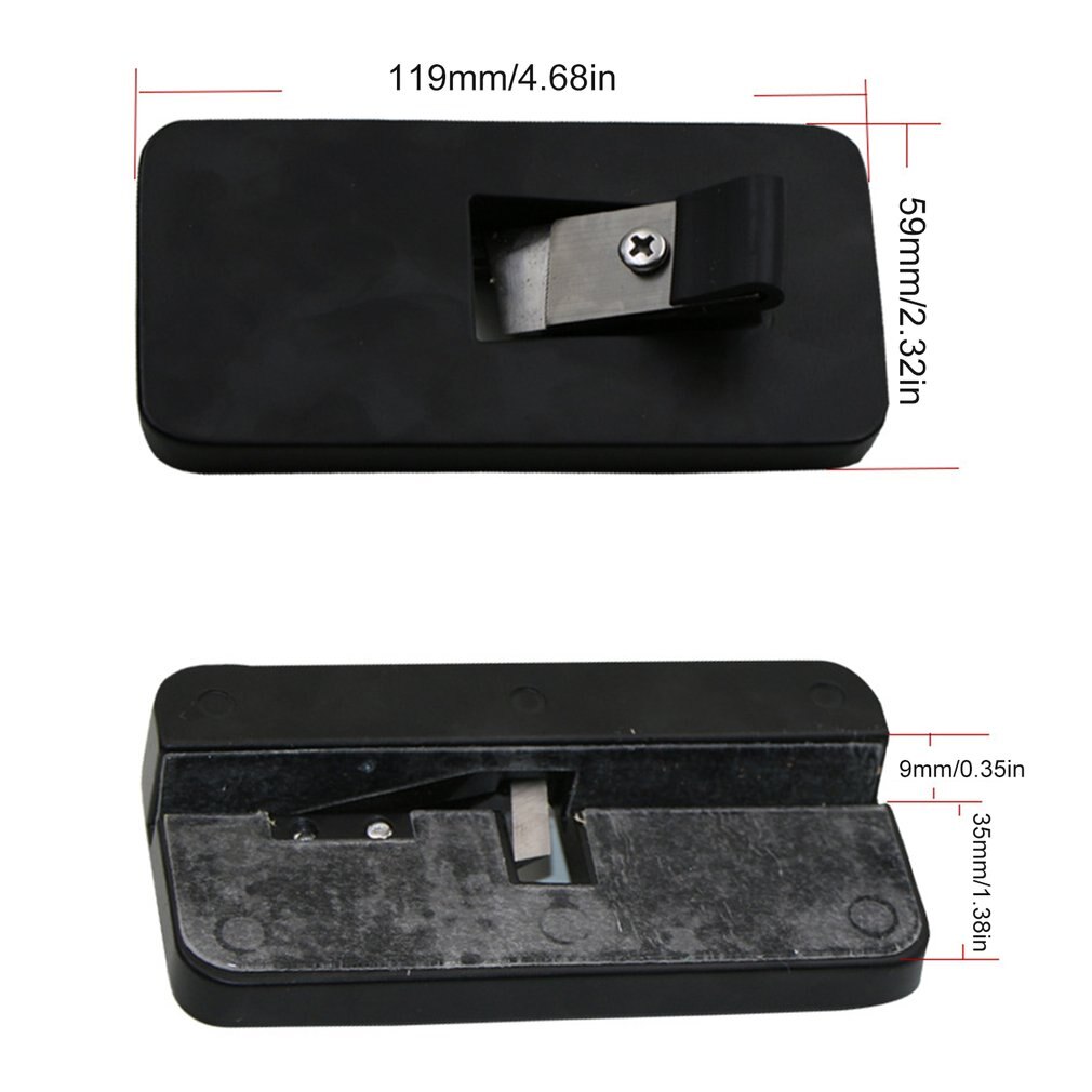 Edge Trimmer Aluminium Alloy Manual Trimming Edge Sealing PVC Banding Strip Hand Planer Knife Woodworking Tools