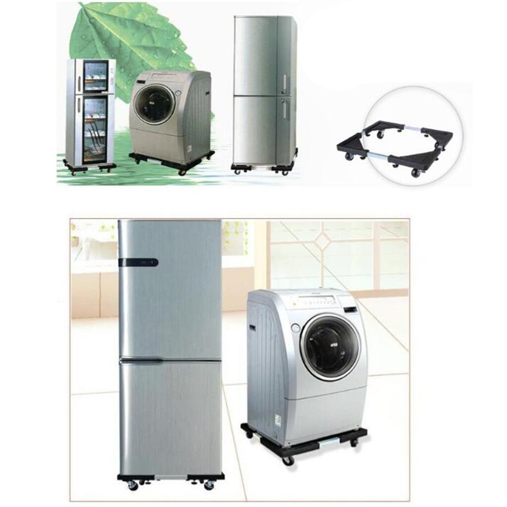Multi-purpose Mobile Base Dorm Fridge Stand Mini Refrigerator Washing Machine