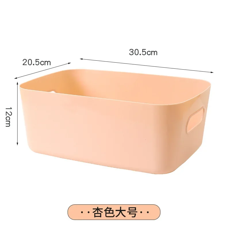 Foldable Storage Boxes Student Desktop Collapsible Crate Organizer Tape Stationery Cosmetic Rack Folding Storage Basket 1PC: Red
