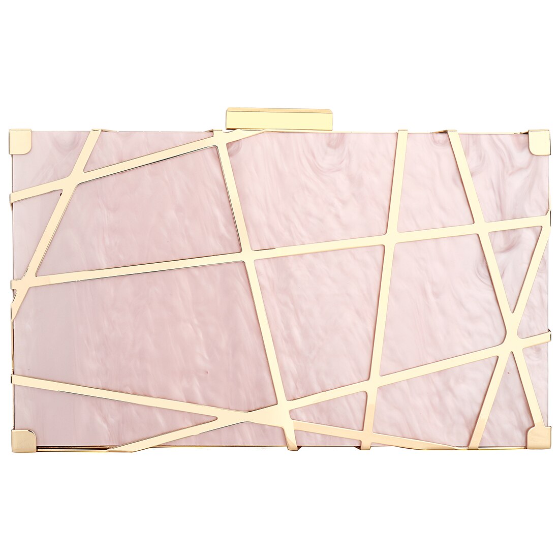 Acryl Geometrische Clutch Bag Kerst Avond Tassen Voor Vrouwen Roze Schoudertas Vrouwelijke Keten Party Wedding Koppelingen Purse Paars: pink