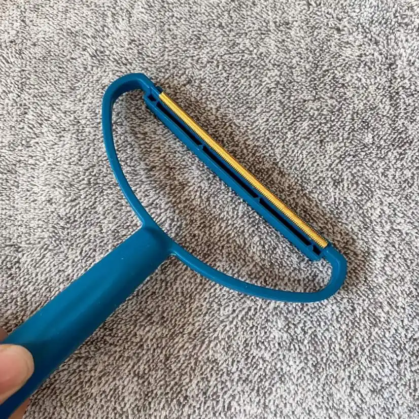 Draagbare Handmatige Ontharingsmiddel Tapijt Wollen Jas Kleding Scheerapparaat Borstel Tool Ontharingsbal Breien Pluche Dubbelzijdig Scheermes