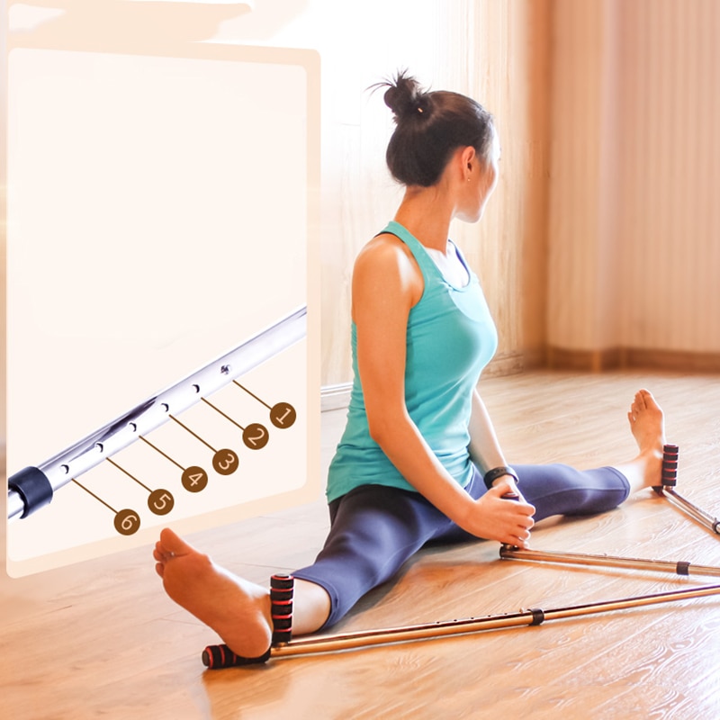 Stretch Training Equipment Steel 3 Bar Leg Stretcher Karate Stretching Machine for Yoga Dance Arts Legs Stretch