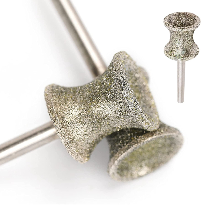 2 Pack Diamond Dog Nail Grinder Bits for Rotary Tool Fits for Dremel and Many Others