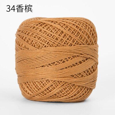 20g laine soie épaisse Crochet fil dentelle Wayuu sac main-bricolage Crochet été coton Fine laine à tricoter: 12
