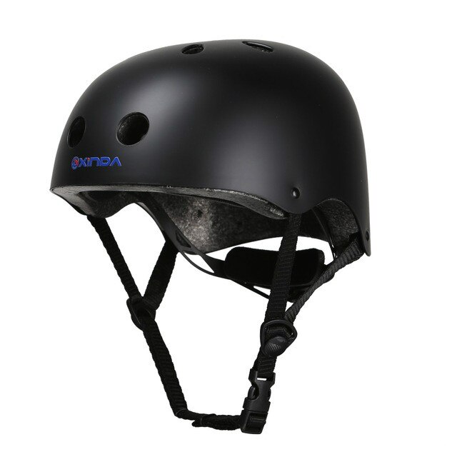 Xinda Mountaineer Helmet Rock Climbing head protection hard hat Outdoor Camping & Hiking Riding Drift Helmet: BLACK / 54-62cm