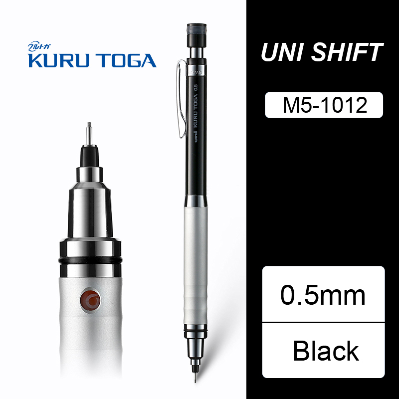 Mitsubishi Uni Mechanische Bleistift Metall körper stift M3/M4/M5/M7/M9-1010 0.3/0.4/0.5/0.7/0,9 MM Schreiben Liefert Büro &Ampere; Schule: 0.5mm Schwarz 1012