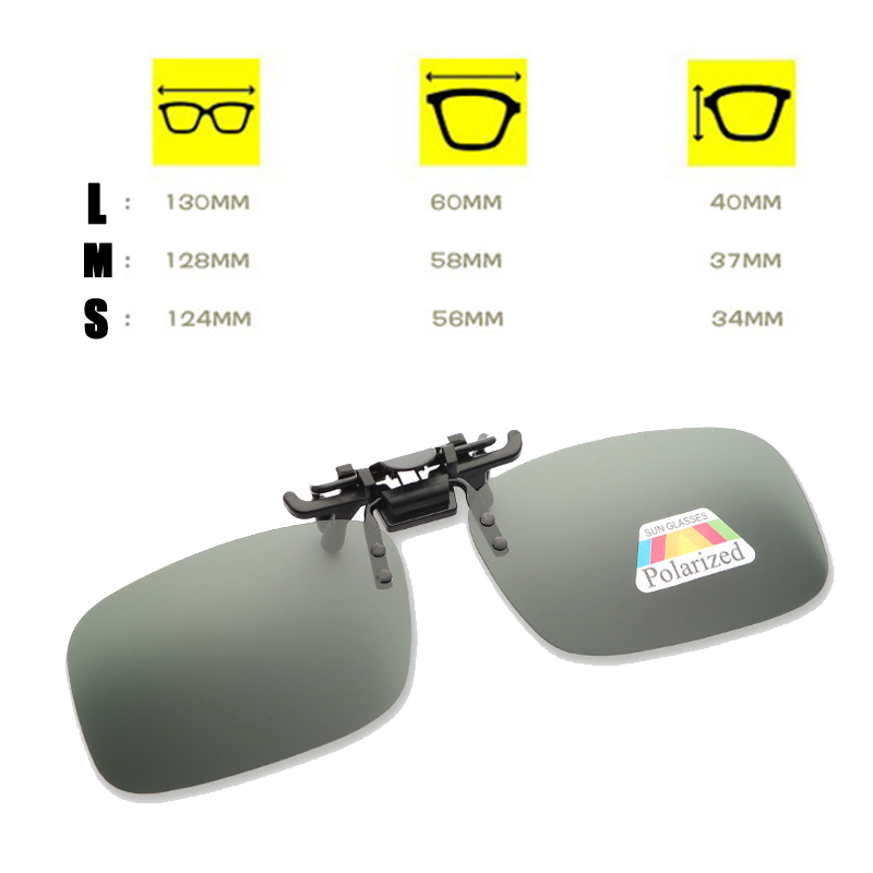 Lunettes de soleil polarisées unisexes à clipser, lunettes de soleil d'équitation, lentille de visibilité nocturne, conduite nocturne, équipement de moto,
