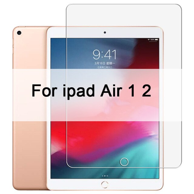 6D borde curvado Protector de pantalla para iPad Pro , 10,5 vidrio templado para iPad 10,2, , , , 9,7 1 2 3 4 5: iPad 5 IPad Air 1 2