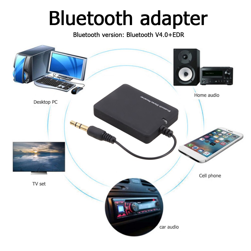 XU07R Aux Bluetooth V4.0 + Edr Stereo Audio Receiver Adapter Voor Auto Speaker Draadloze Stereo Muziek Adapter Voor Auto Accessoires