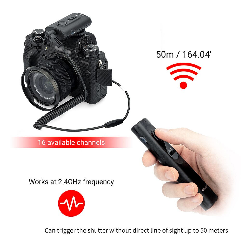 Caméra 2 en 1 avec télécommande sans fil, accessoires de déclencheur pour Fuji Fujifilm X100V X100F X100T remplace RR-100