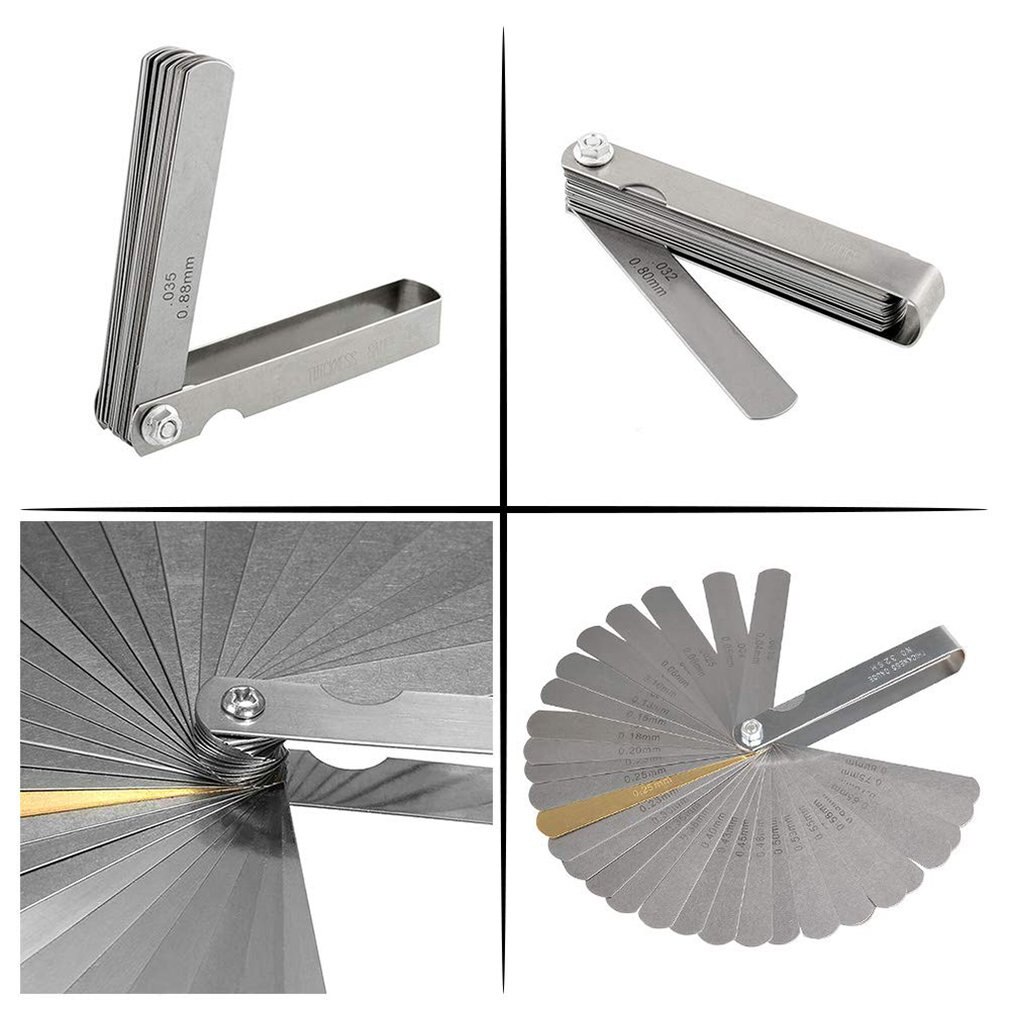 Guitar Tool Kit String Action Ruler Curve Ruler Clearance Ruler Stone Pin Silk Gasket Velvet Bag for Guitar Bass