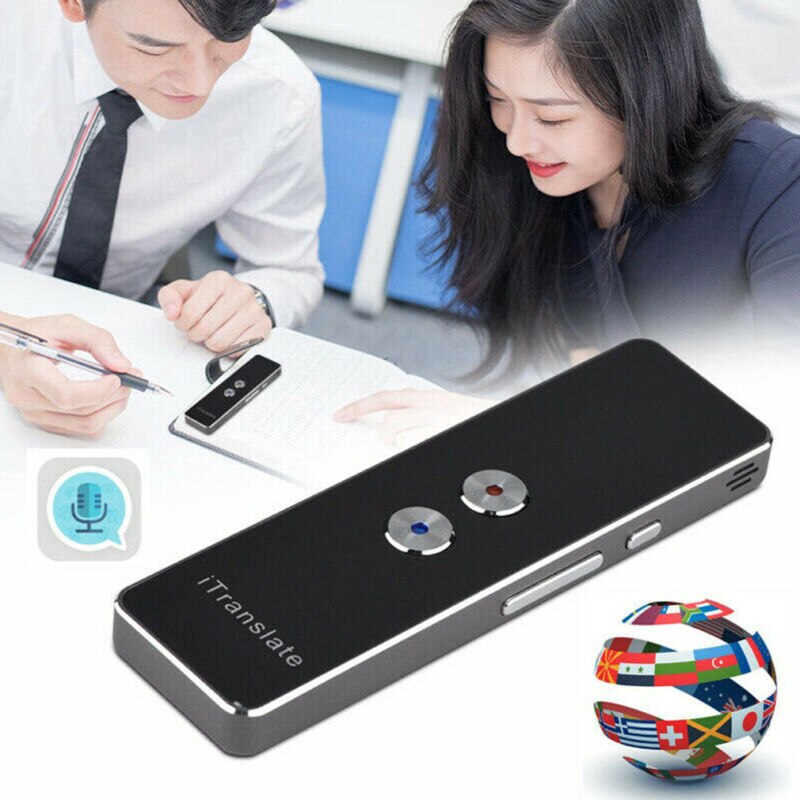 Draagbare bluetooth smart 40+  talen 2.4g vertaler tweerichtings realtime stem