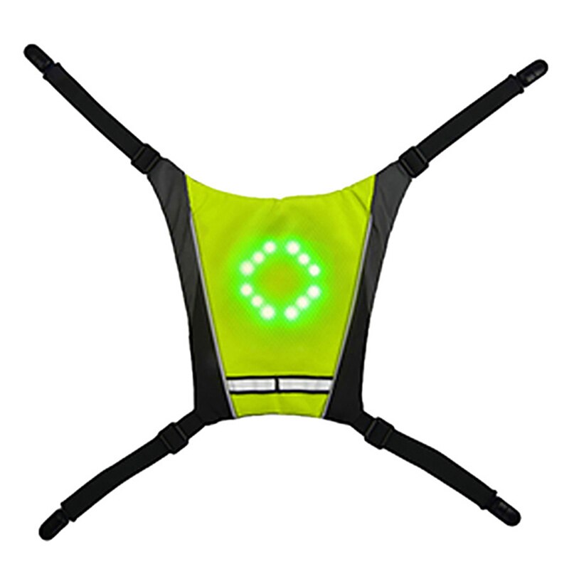 LED Drahtlose Radfahren Weste Fahrrad Sicherheit LED Blinker Licht Weste Warnung Westen: yl
