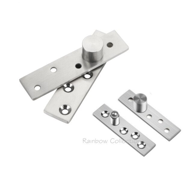 2 Stks/partij Rvs 360 Graden Rotatie 74/95/98Mm Roterende Scharnieren Locatie As Up En Down deur Verborgen Scharnieren