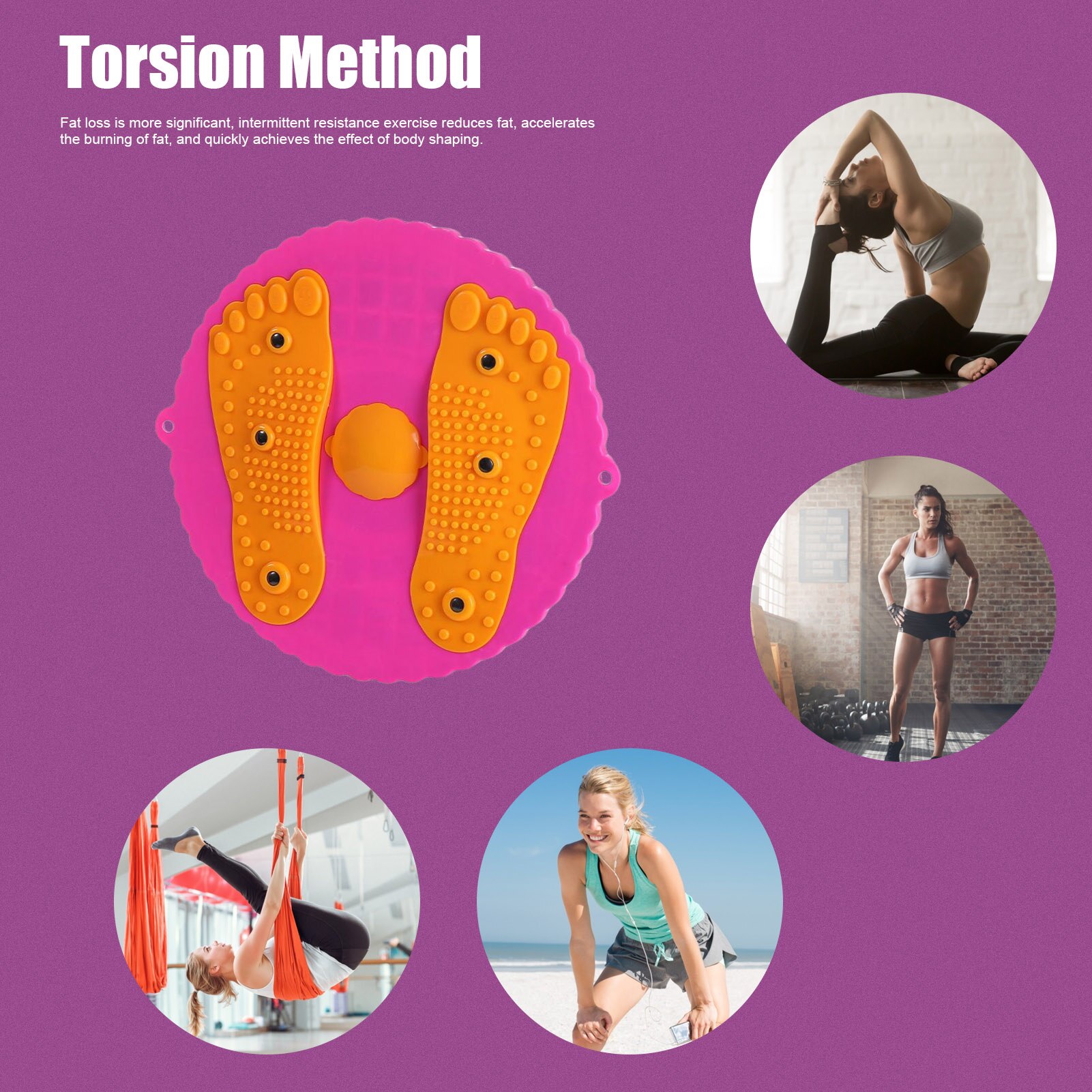 Twister Plaat Twist Board Plaat Draai Schijf Afslanken Benen Fitness Twist Taille Wriggle Plaat Balans Voetmassage Disc