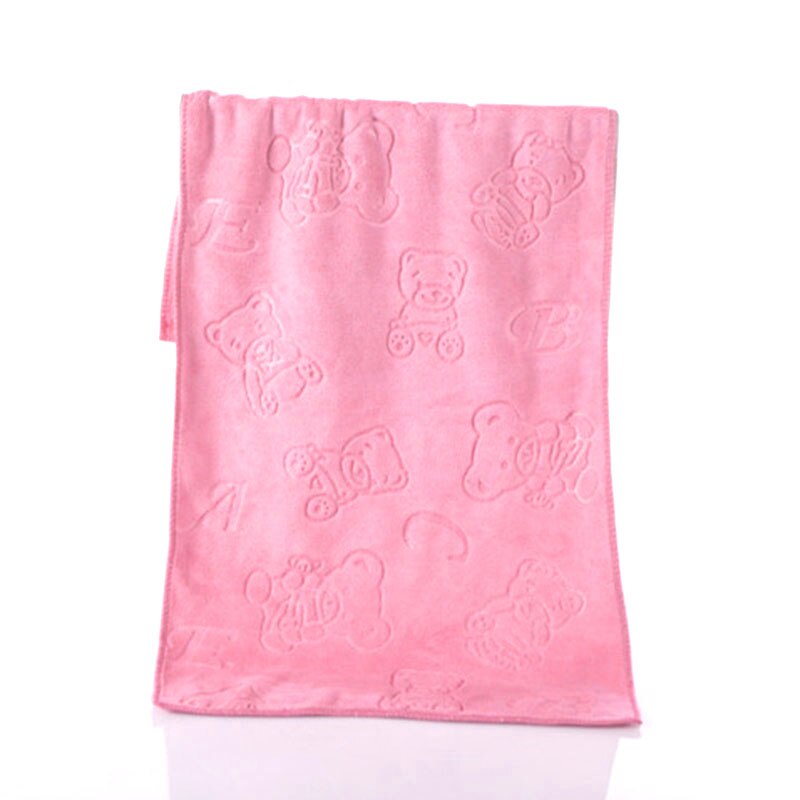 Toallas de microfibra en relieve grueso suave absorbente fibra ultrafina Toalla de playa MU8669: Rosa