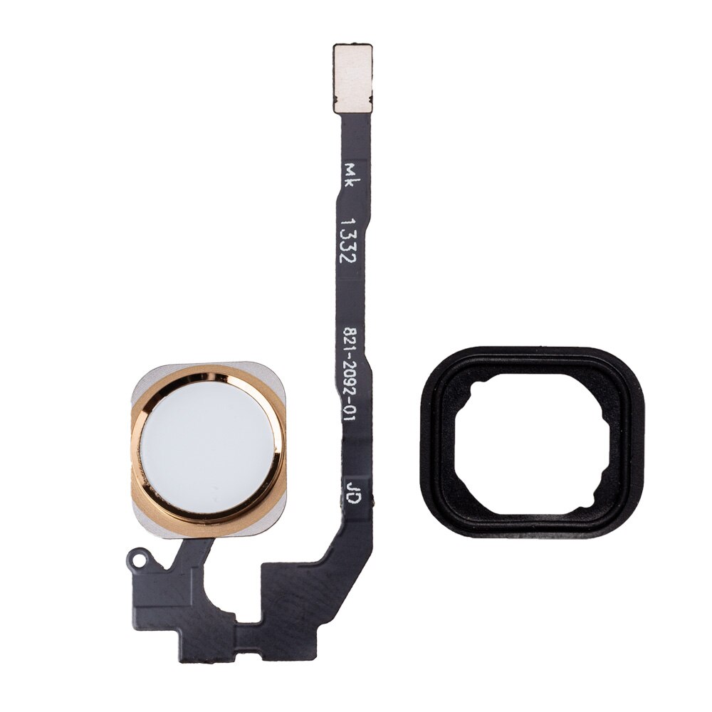 Hjem-knapp flex for iphone 6 6s plus 5s se retur-hjem-knapp med flex-kabel gummi klistremerke reservedeler