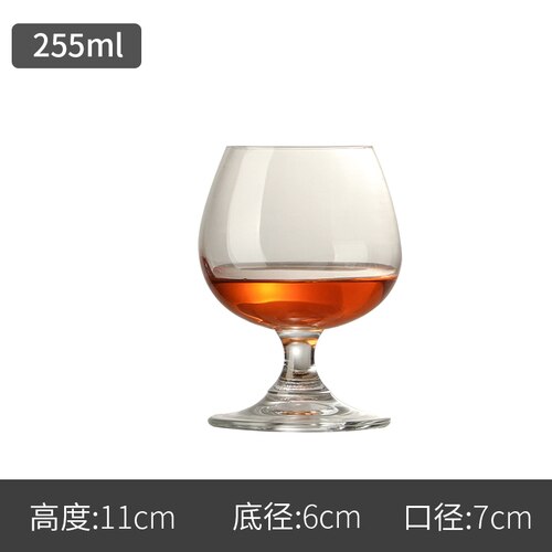 Krystal glas brandy glas vin glas hvidvin glas whisky vin glas dværg vin glas pot mave cognac kop: 225ml