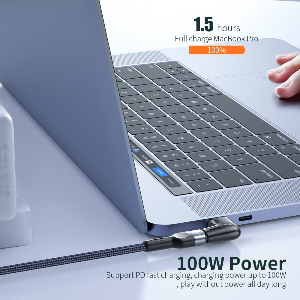 Essager 100W Usb Type C Magnetische Adapter Type-C Male Naar Usb C Vrouwelijke Magneet Connector Voor Mackbook pro Huawei USB-C Converter