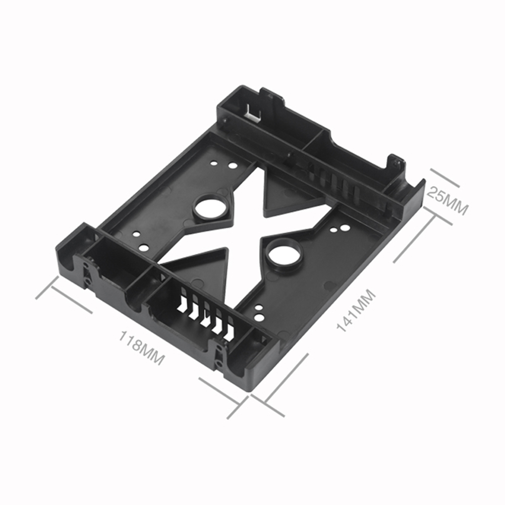 5.25 Optische Drive Locatie 3.5-Inch Naar 2.5-Inch Ssd Hdd Montage Fan Adapter Bracket Dock Harde Schijf beugel Voor Pc Case Shell