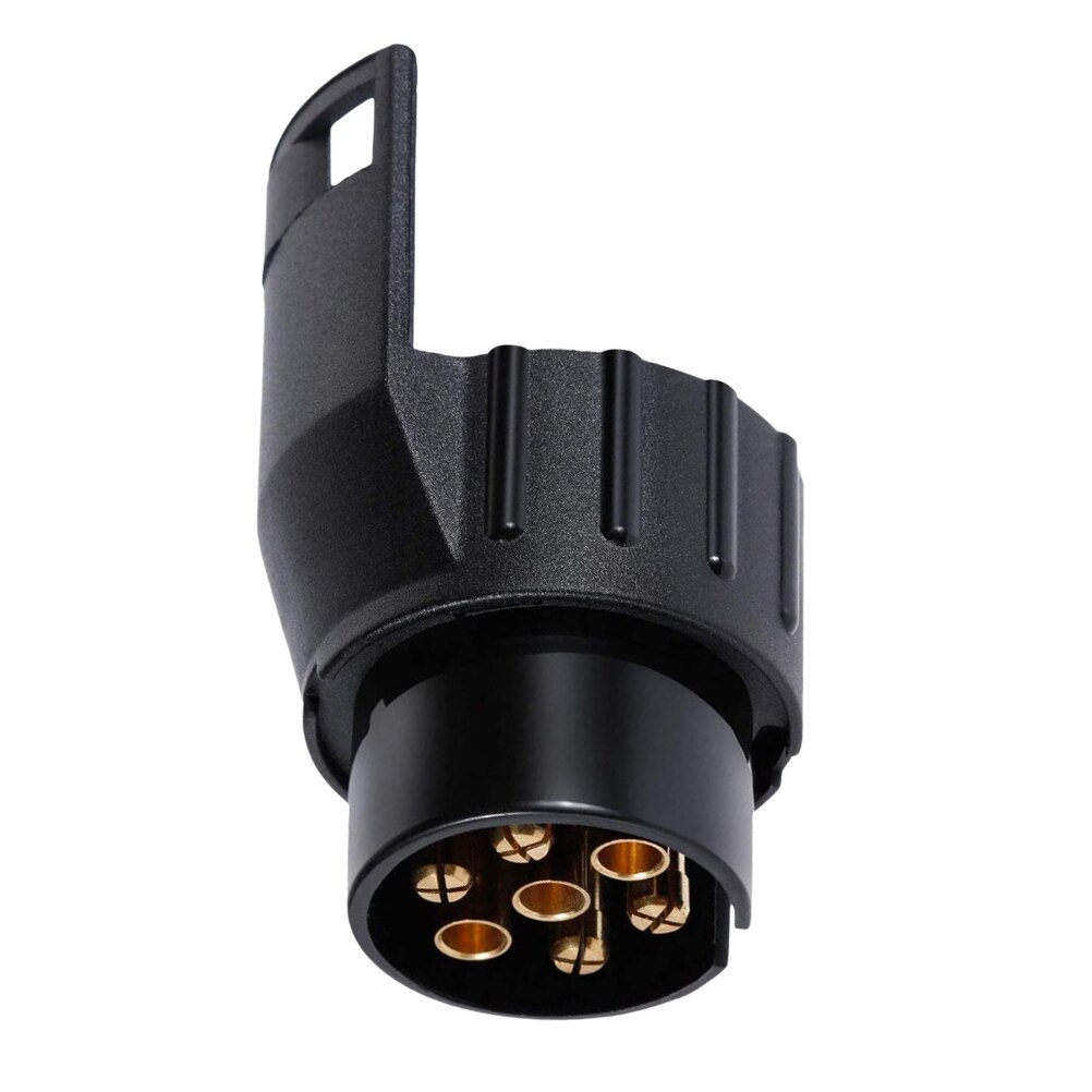 1 pc 7 to 13 pin stekker adapter converter aanhanger caravan vrachtwagen trekhaak stopcontact eu stekker adapter onderdelen converter stopcontact aanhanger stekker