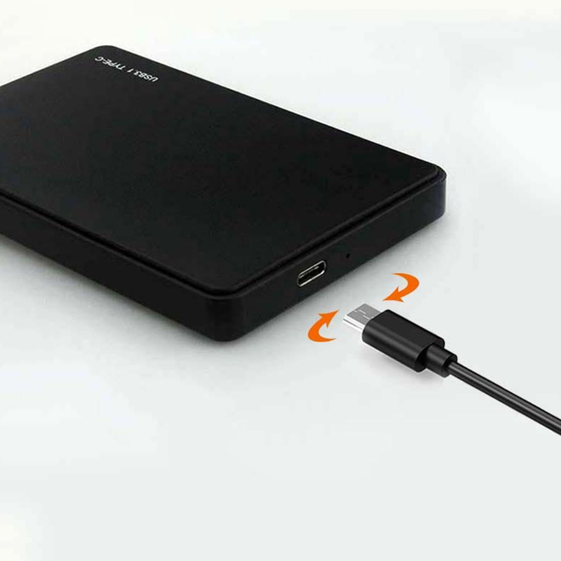 Scatola per disco rigido Mobile di tipo C da 2.5 pollici USB 3.0 1 TB/2TB SSD Solid Hard Disk Shell per notebook
