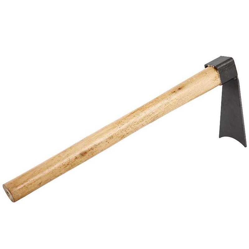 Mini Hand Tools Wooden Handle Hoe Excavator Tool Steel Agricultural Tools Planting Vegetable Garden Agriculture Agriculture