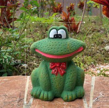 Rolnik człowiek żaba rzeźby ogrodowe roślina doniczkowa dekoracyjne rzeźby kreskówka żaba doniczka dekoracje ceramiczne ogrodnicze wystrój: D