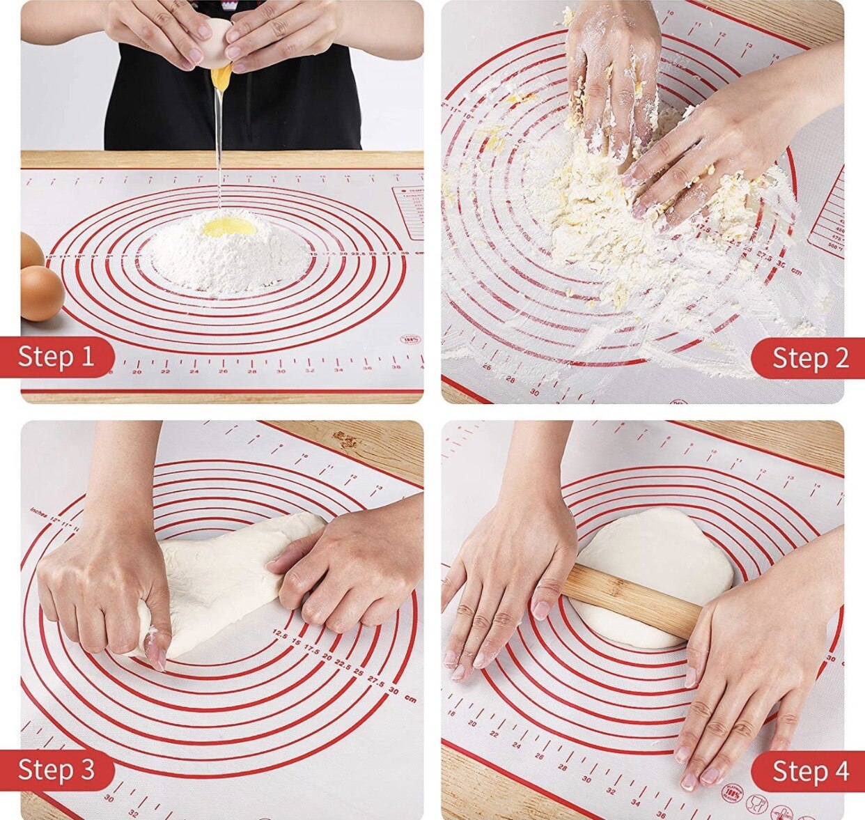 70*70cm Silicone Baking Mat Thicken Cake Silicone Mat Oven Pizza Pastry Mat Rolling Dough Board Non-Stick Mat Cake Baking Tools