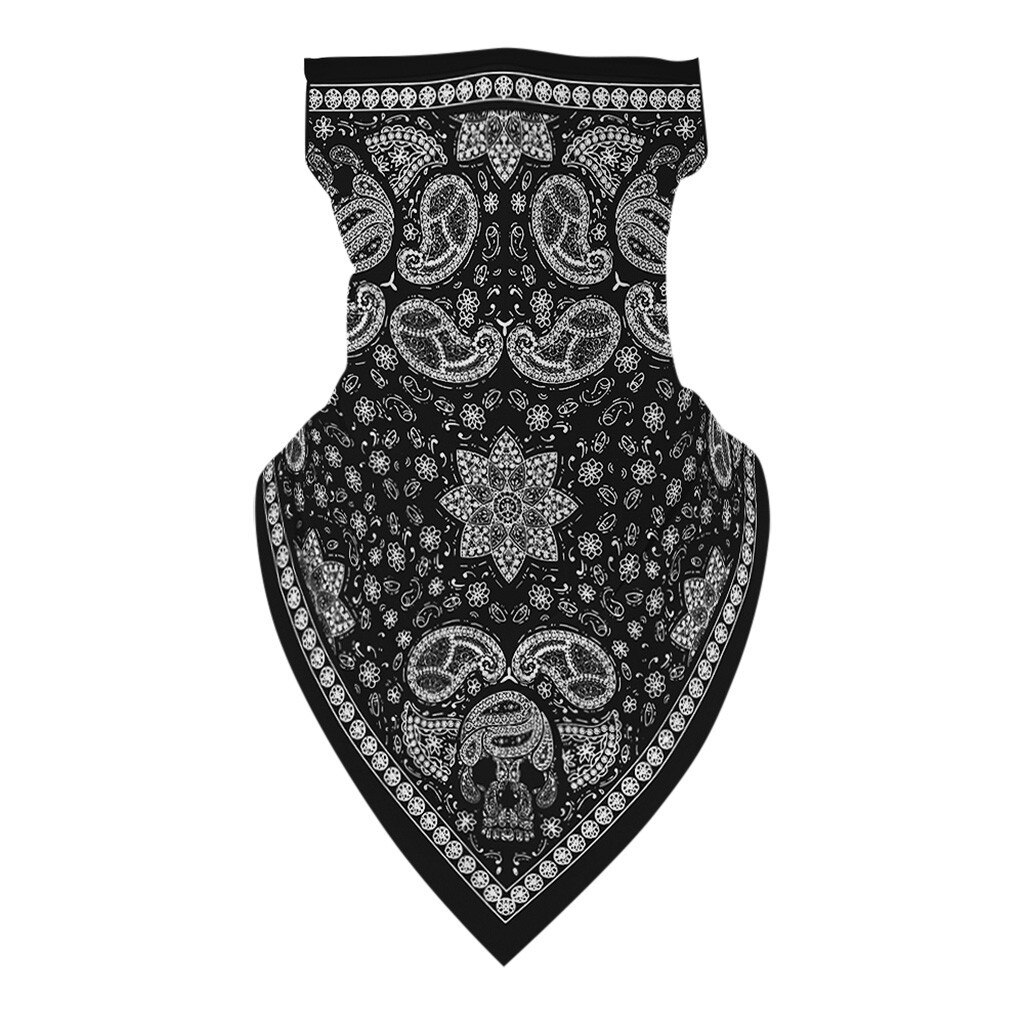 30 # Unisex Rave Bandana Neck Gaiter Buis Hoofddeksels Voor Vrouwen Mannen Gezicht Sjaal Rijden Masker Beschermende Moslim Hijab Gezicht zakdoek: C