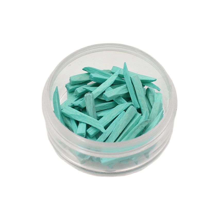 50pcs cunei dentali cunei per spazi vuoti in legno strumento da laboratorio per odontoiatria in legno strumenti per dentista cuneo per denti: Large Medium