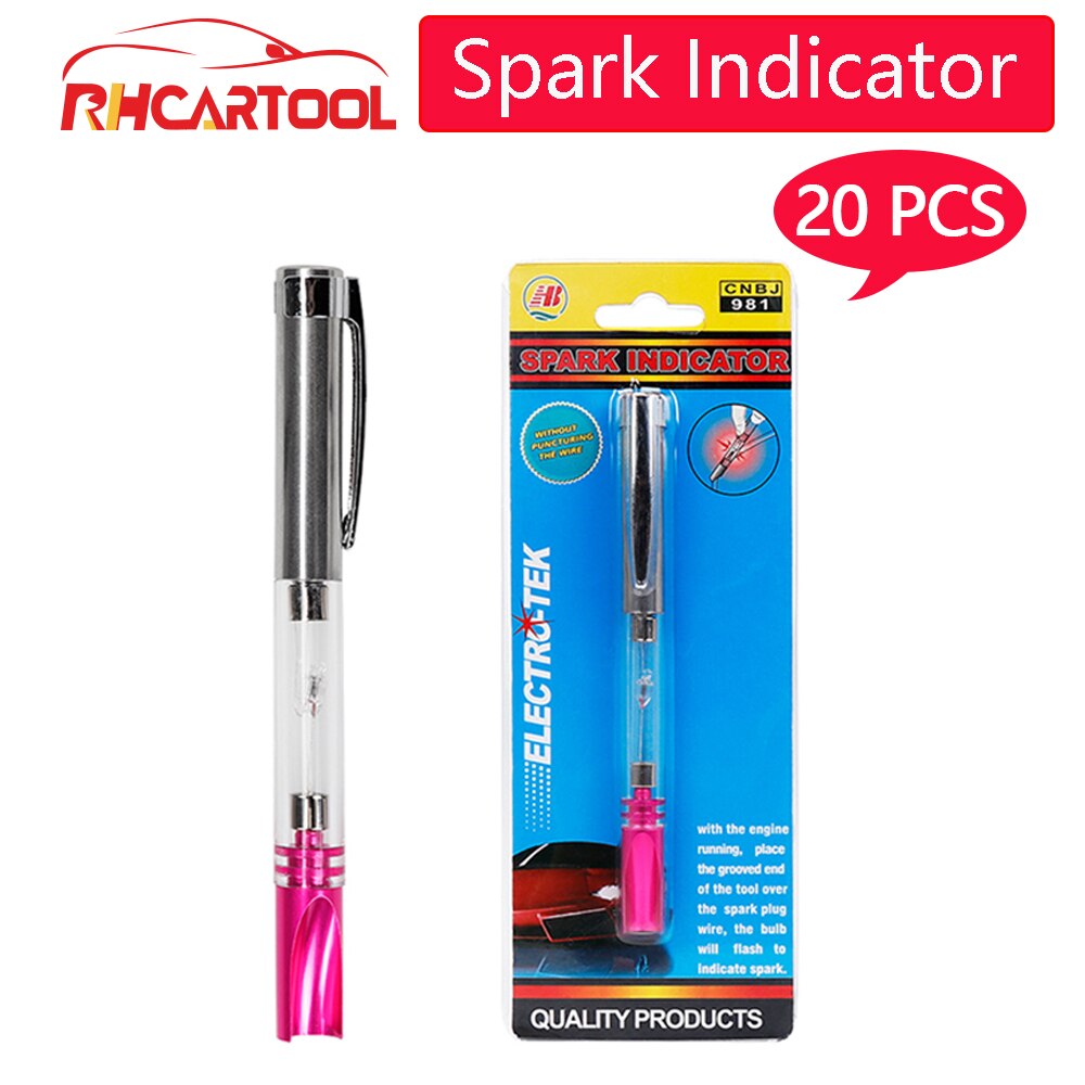 5/10/20PCS OBD2 Car accessories aux cable Auto Car Test Tester Spark Plugs Wires Coils Diagnostic Tool Ignition Spark Indicator