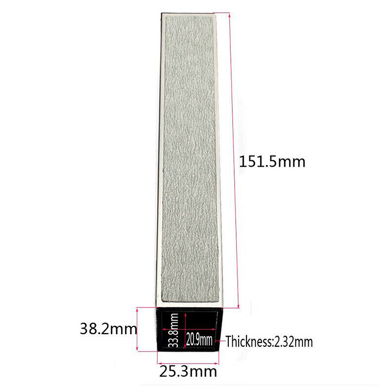 Gitaar Gereedschap Gitaar Bas Fret Polijsten Draad Bestand Fretboard Schuren Reparatie Tool 16 Cm Moer Zadel Slot Vullen Sander Tool (Color : 01
