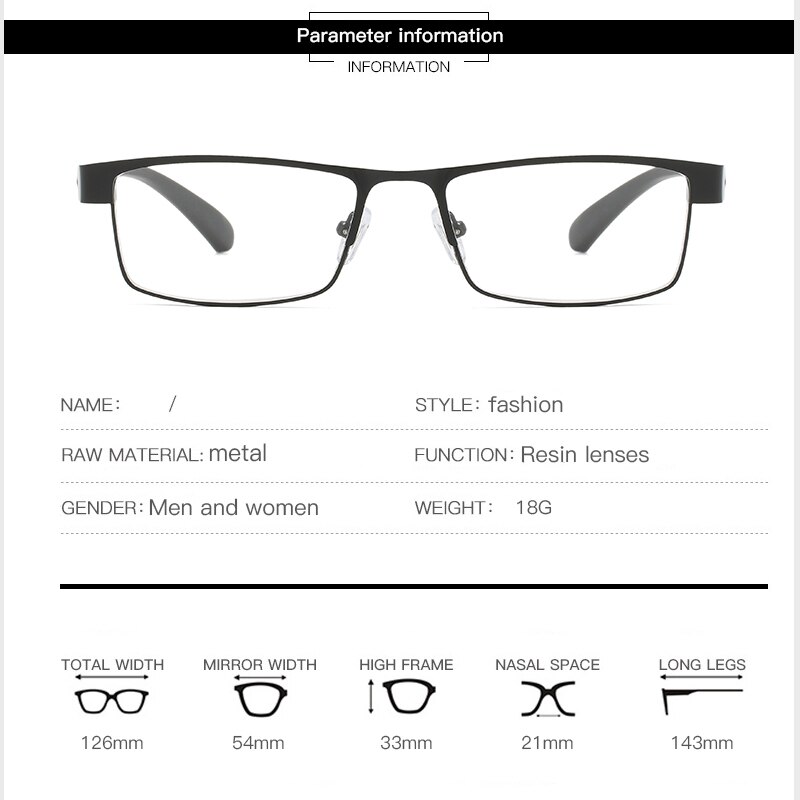 Männer Brille Rahmen Männlichen Platz Ultraleicht Auge Myopie Brillen