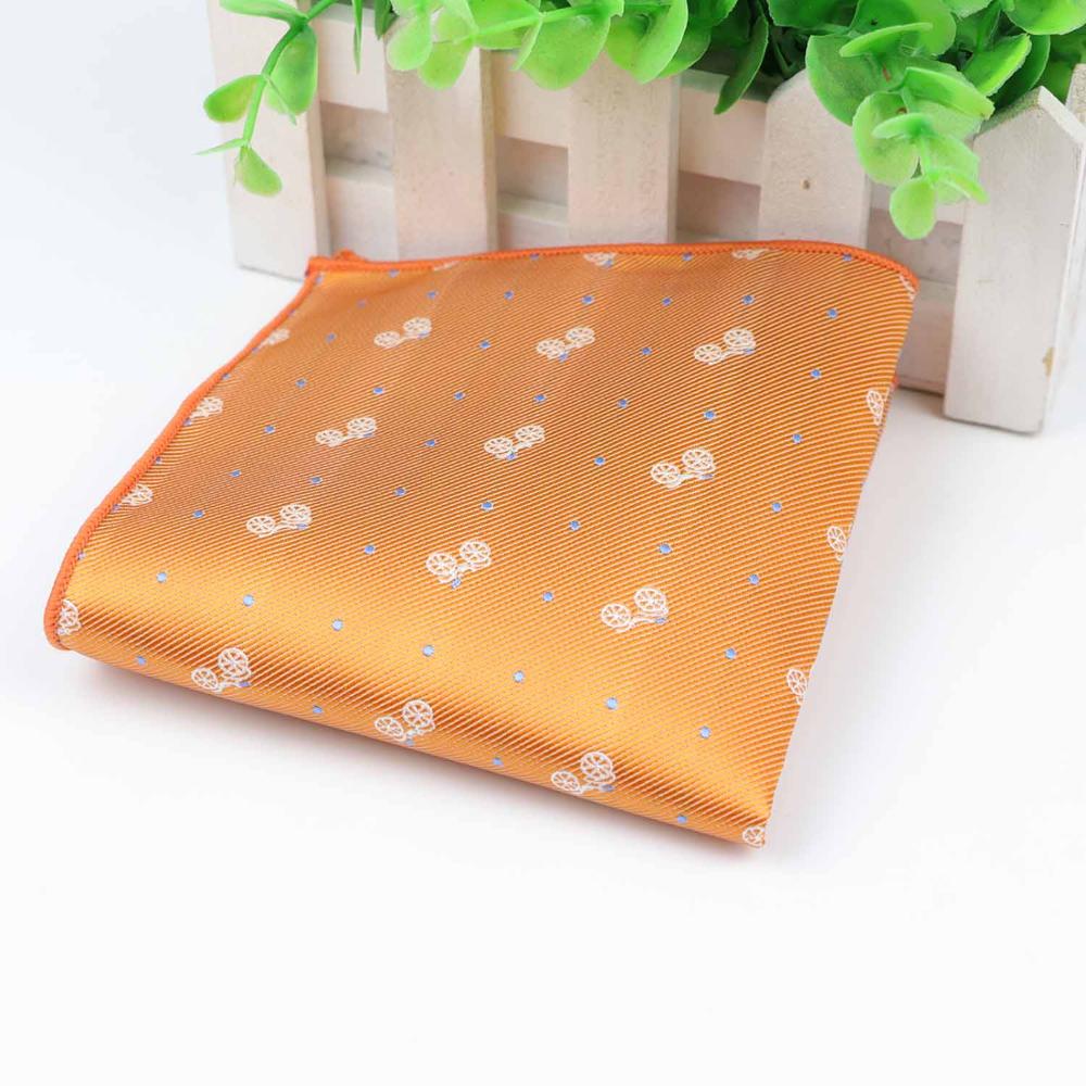 Men Kid Polyester Handkerchiefs Woven Printing Pocket Square Hankies Party Casual Bike Umbrella Dog Car Pockets Hanky: 7