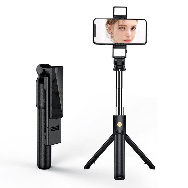 Bluetooth Selfie Stok Flood Lamp Selfie Stok Verfraaiing Vullen Licht Selfie Stok Compacte Opslag Selfie Stok