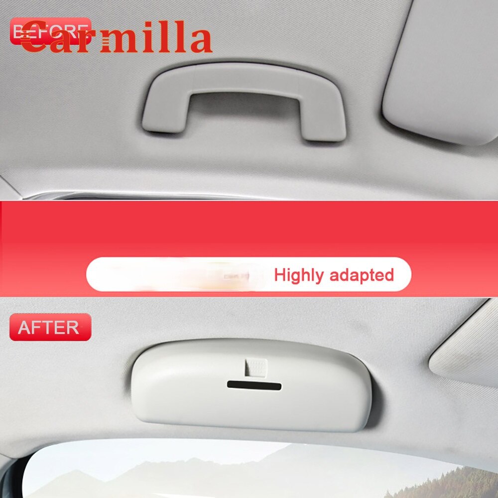 Upgrade Car Sunglasses Holder for Volkswagen VW Golf 7 Golf 7.5 MK7 MK7.5 - Sun Glasses Storage Box Case Accessories