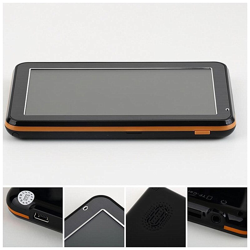 5 inch touchscreen auto gps navigatie satelliet navigator 800 mhz cpu 8gb+ fm-zender bundel gratis nieuwste kaarten