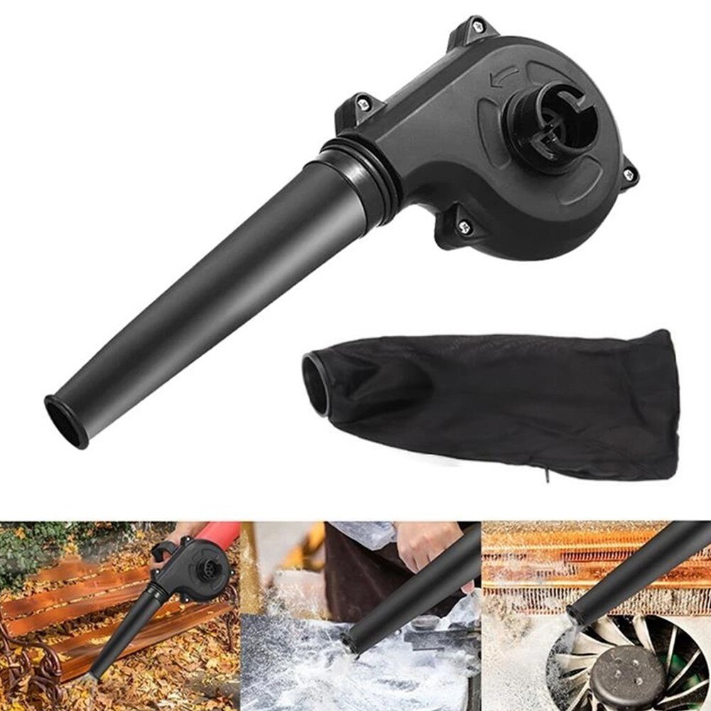 Angle Grinder Converted Into Blower Suction Leaf Dust Collector Vacuum Cleaner Cordless Electric Air Blower