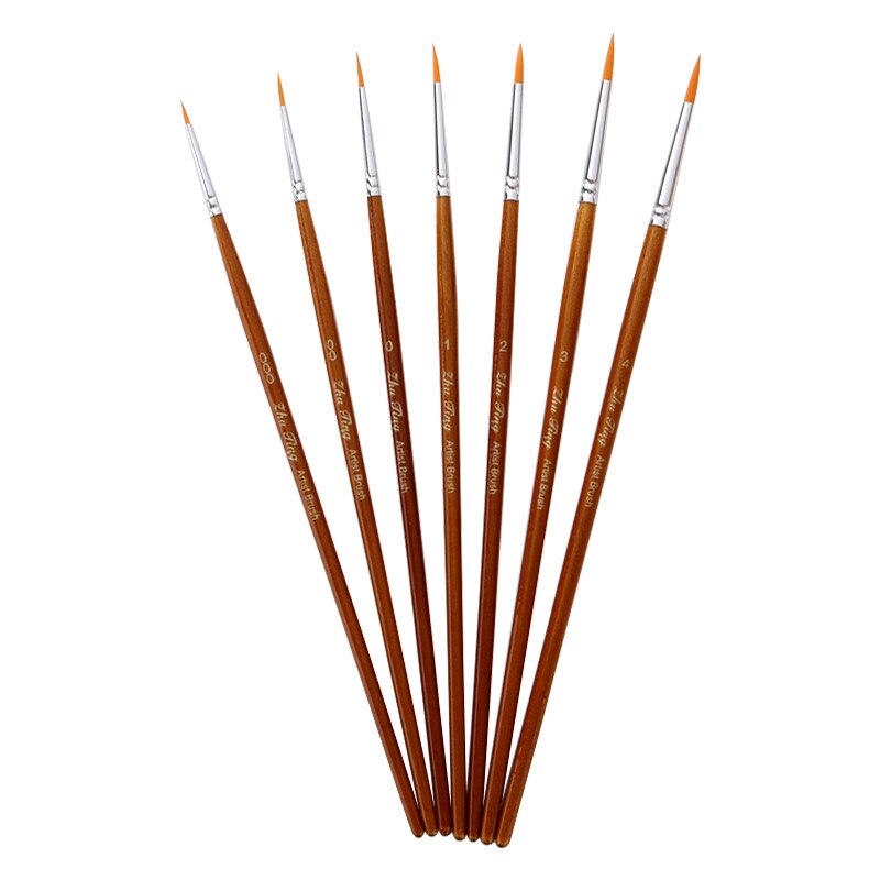 Painting Tools 7pcs/set Art Painting Brushes Acrylic Oil Watercolor Artist Paint Brush Dulcet Art Painting Tools#y30