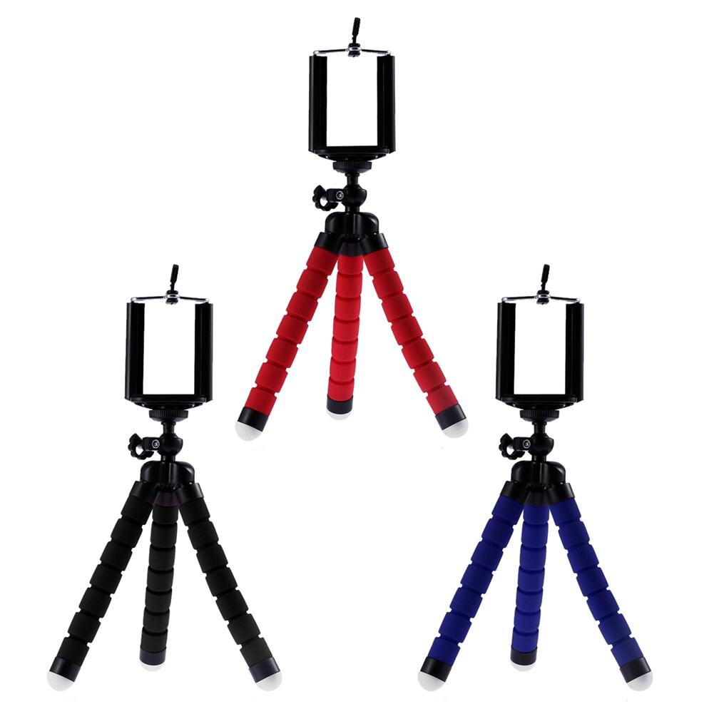 Flexible Sponge Octopus Tripod For Mobile Phone Camera Holder Clip Smartphone Monopod Tripe Stand Octopus Mini Tripod For Phone