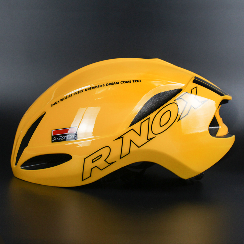 Aero Helmet Triathlon Bicycle Helmet TT Road Bike Helmet For Men Women Race Cycling Helmet Mtb Casco Ciclismo Bicycle Equipment: Orange