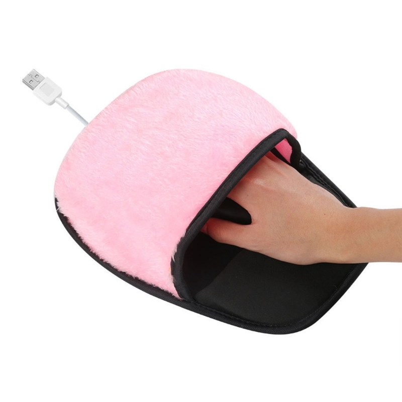 Podgrzewana podkładka pod mysz USB Zimowe podgrzewane podkładki pod mysz Ogrzewacz do rąk Prezent świąteczny do komputera PC Laptop Notebook
