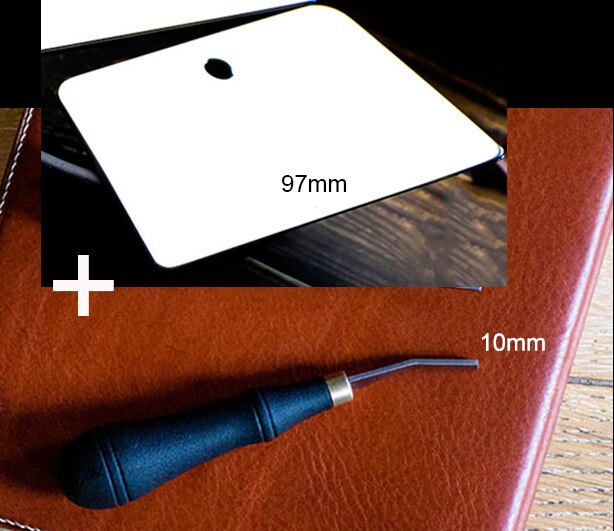 Pro detail rougher file tool and stainless steel spatula for leather craft: 10mm-97mm