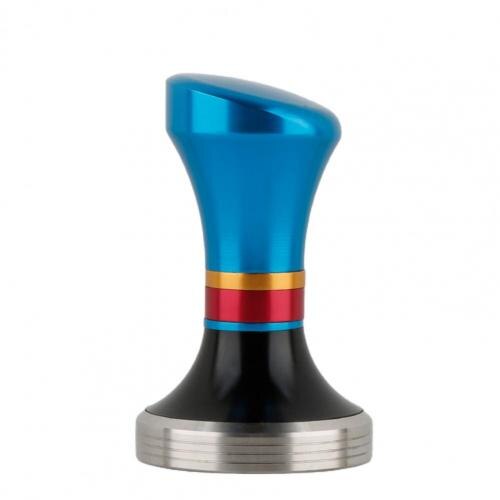 58mm Espresso Tamper Easy to Use Flat Base Stainless Steel Manual Barista Coffee for Home: Blue
