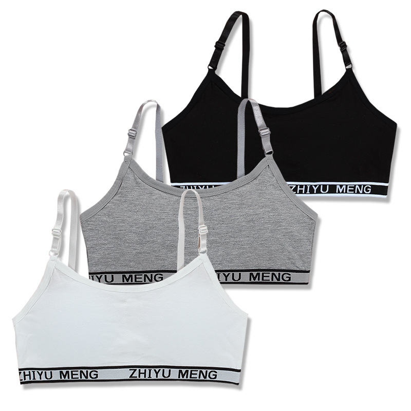 Filles Formation Soutiens-gorge Enfants 11 Doux Sous-Vêtements Filles Accessoires Respirant Enfants Soutiens-gorge pour Adolescente 8-16y Réglable Sling 13