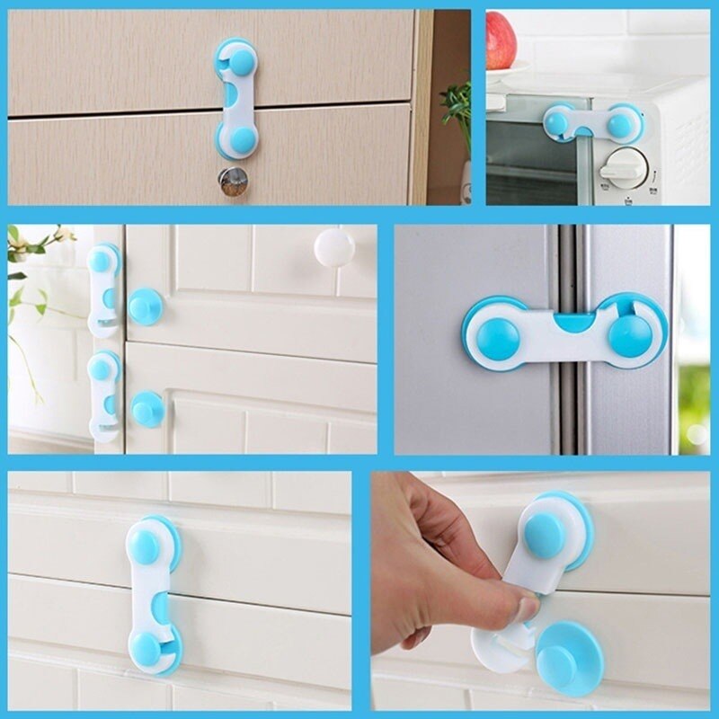 3/1pcs Children Security Protector Baby Care Multi-function Child Baby Safety Lock Cupboard Cabinet Door Drawer Safety Locks