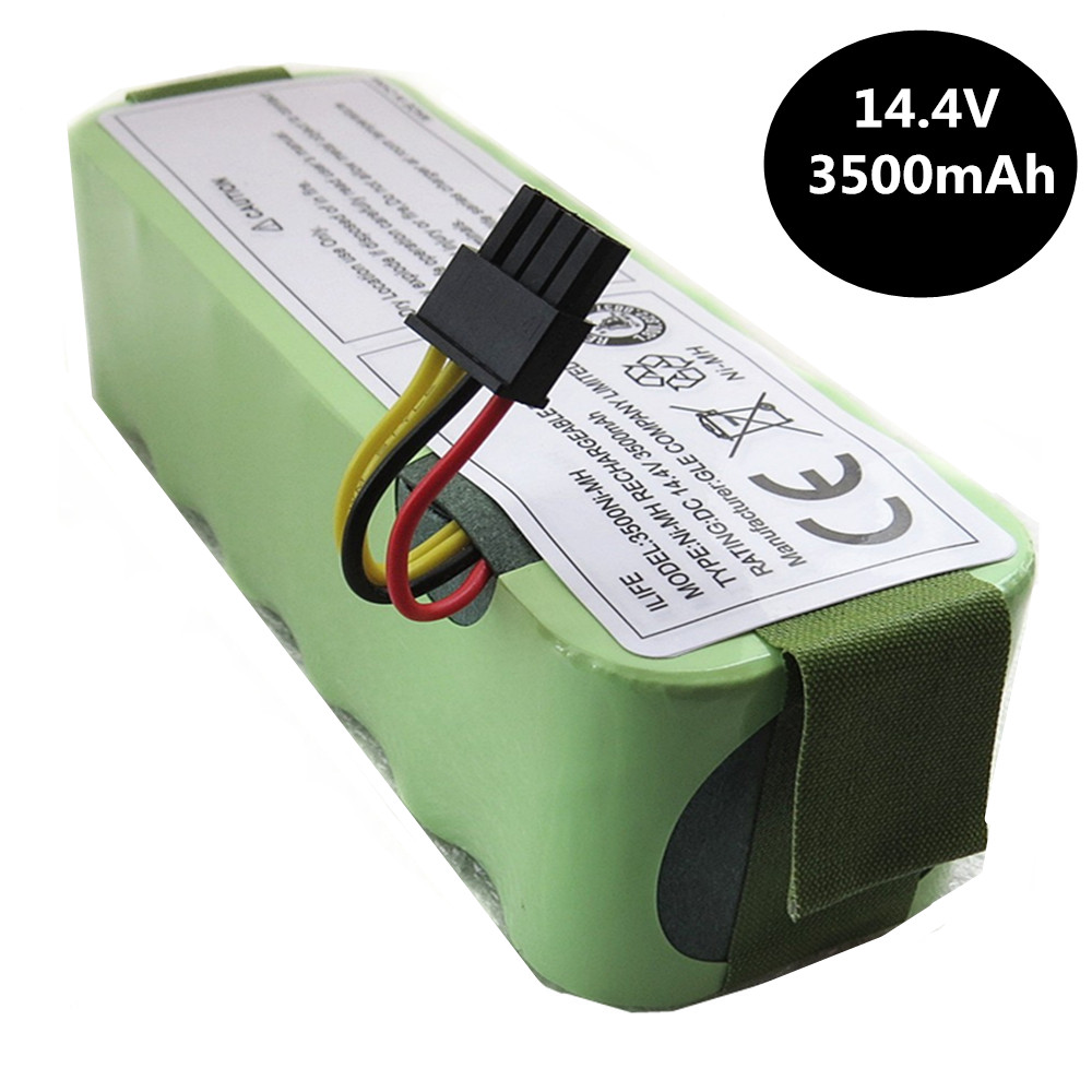 Batterij Voor Kitfort KT504 Haier T322 T321 T320 Panda X500 X580 X600 Ecovacs Spiegel CR120 Dibea Robotic Stofzuiger 3500 mah