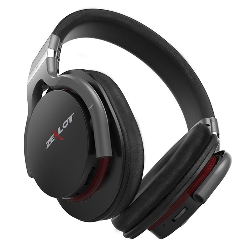 ZEALOT B5 Super Bass Bluetooth 4.0 Headphone Over Ear Stereo Wireless Headset With Microphone Micro-SD Card Play: Black